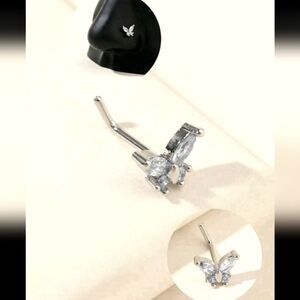 butterfly nose ring